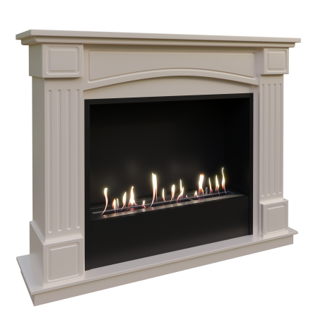 Биокамин в портале Firezo Boston Алебастр